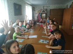 В  поселке Россь завершилась вторая смена выездной воскресной школы
