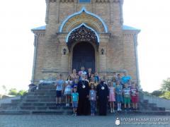 В посёлке Россь завершилась первая смена летней воскресной школы