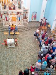 В храме агрогородка Обухово была совершена литургия на начало нового учебного года