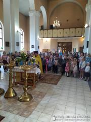 Первое занятие в новом учебном году воскресной школы храма иконы Божией Матери «Всех скорбящих Радость» города Мосты