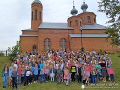 Первое занятие в новом учебном году воскресной школы храма иконы Божией Матери «Всех скорбящих Радость» города Мосты