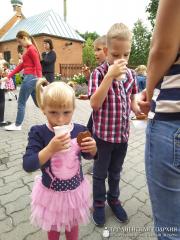 Первое занятие в новом учебном году воскресной школы храма иконы Божией Матери «Всех скорбящих Радость» города Мосты