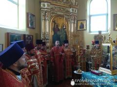 В храме Святой Живоначальной Троицы поселка Россь состоялось соборное богослужение духовенства Волковысского благочиния