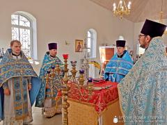 На приходе поселка Сопоцкин состоялась соборная служба духовенства Скидельского благочиния