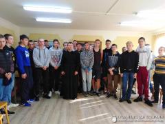 Священник встретился с учащимися электротехнического колледжа г. Гродно