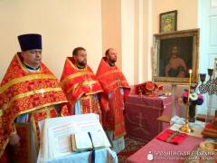 Соборное богослужение духовенства Мостовского благочиния в храме деревни Дубно