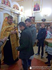 Подопечные центра социального обслуживания населения Волковысского района посетили храм равноапостольных Мефодия и Кирилла