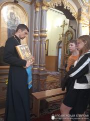 Экскурсия в храме для курсантов Волковысского военно-патриотического клуба "Школа выживания"