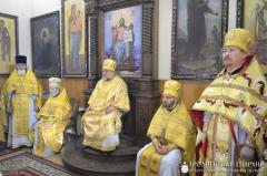 Боская літургія ў Свята-Петра-Паўлаўскім кафедральным саборы горада Ваўкавыска з нагоды 15-цігоддзя асвячэння храма