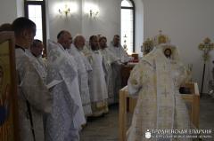 Уладыка Арцемій узначаліў асвячэнне храма ў гонар святой прападобнай Еўфрасінні Полацкай у Пагранiчным