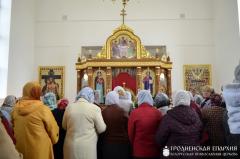 Уладыка Арцемій узначаліў асвячэнне храма ў гонар святой прападобнай Еўфрасінні Полацкай у Пагранiчным