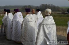 Уладыка Арцемій узначаліў асвячэнне храма ў гонар святой прападобнай Еўфрасінні Полацкай у Пагранiчным