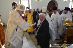 Уладыка Арцемій узначаліў асвячэнне храма ў гонар святой прападобнай Еўфрасінні Полацкай у Пагранiчным