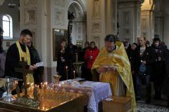 В Покровском соборе молитвенно почтили память первого настоятеля храма о. Кирилла Зайца и расстрелянных в 37-м году представителей белорусской культуры