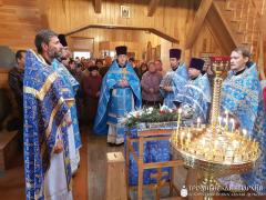 Престольный праздник в храме деревни Поречье