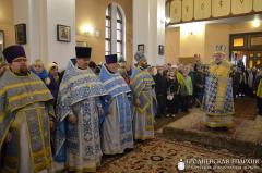 Прастольнае свята храма ў гонар Мацi Божай дзеля іконы Яе "Усіх тужлівых Радасць" горада Масты