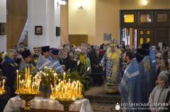 Прастольнае свята храма ў гонар Мацi Божай дзеля іконы Яе "Усіх тужлівых Радасць" горада Масты