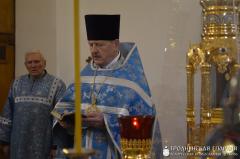 Прастольнае свята храма ў гонар Мацi Божай дзеля іконы Яе "Усіх тужлівых Радасць" горада Масты