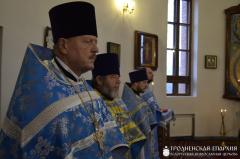 Прастольнае свята храма ў гонар Мацi Божай дзеля іконы Яе "Усіх тужлівых Радасць" горада Масты