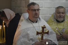 Асвячэнне царквы ў гонар Увядзення ў храм Прасвятой Багародзіцы ў аграгарадку Каралін