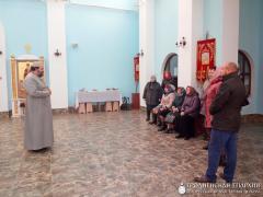 Отчетное собрание на приходе агрогородка Обухово