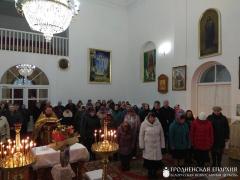 В храме деревни Верейки состоялось соборное богослужение духовенства Волковысского благочиния