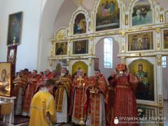 В храме деревни Верейки состоялось соборное богослужение духовенства Волковысского благочиния