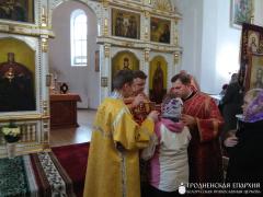 В храме деревни Верейки состоялось соборное богослужение духовенства Волковысского благочиния