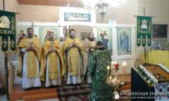 Очередная годовщина храма преподобной Евфросинии в поселке Радунь