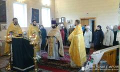 Очередная годовщина храма преподобной Евфросинии в поселке Радунь