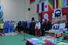 В церемонии открытия чемпионата мира по гиревому спорту принял участие клирик Покровского собора