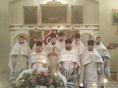 Соборное богослужение духовенства Скидельского благочиния