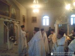 Соборное богослужение духовенства Скидельского благочиния