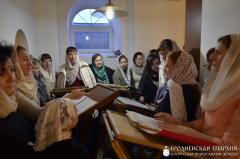 Боская літургія ў ніжняй царкве ў гонар Маці Божай дзеля Аўгустоўскай Яе іконы Богаяўленскага прыхода г. Шчучын