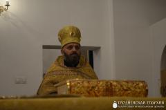 Боская літургія ў ніжняй царкве ў гонар Маці Божай дзеля Аўгустоўскай Яе іконы Богаяўленскага прыхода г. Шчучын