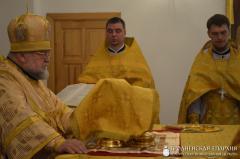 Боская літургія ў ніжняй царкве ў гонар Маці Божай дзеля Аўгустоўскай Яе іконы Богаяўленскага прыхода г. Шчучын