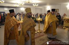 Боская літургія ў ніжняй царкве ў гонар Маці Божай дзеля Аўгустоўскай Яе іконы Богаяўленскага прыхода г. Шчучын