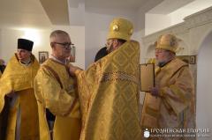 Боская літургія ў ніжняй царкве ў гонар Маці Божай дзеля Аўгустоўскай Яе іконы Богаяўленскага прыхода г. Шчучын