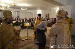 Боская літургія ў ніжняй царкве ў гонар Маці Божай дзеля Аўгустоўскай Яе іконы Богаяўленскага прыхода г. Шчучын