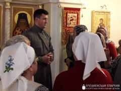 Встреча с сотрудником социального отдела Гродненской епархии в храме святителя Луки