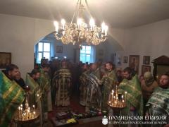 Соборное богослужение духовенства Волковысского благочиния