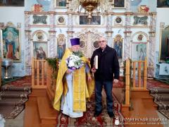 Престольный праздник храма деревни Дубно