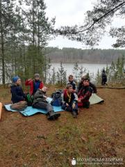 Поход православной скаутской дружины