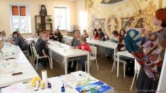 Творческие мастер-классы прошли в воскресной школе Покровского собора