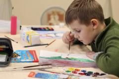 Творческие мастер-классы прошли в воскресной школе Покровского собора