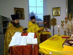В храме деревни Пески состоялось соборное богослужение духовенства Мостовского благочиния
