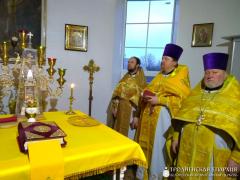 В храме деревни Пески состоялось соборное богослужение духовенства Мостовского благочиния