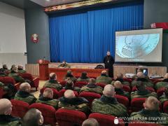 Священник провел беседу с военнослужащими 6-й отдельной гвардейской механизированной бригады
