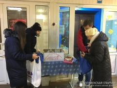 Рождественская акция студентов общежития №3 ГрГУ