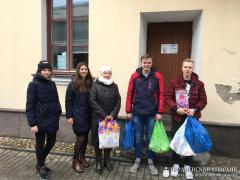 Рождественская акция студентов общежития №3 ГрГУ